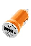 Nokia E5 USB Mini Car Charger Adapter - Orange (Package include a HandHeldi ....