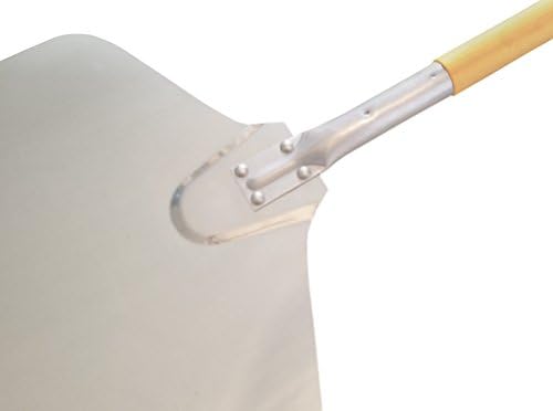 14-Inch x 16-Inch Aluminum Pizza Peel with Wood Handle