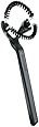 Cafelat Espresso Machine Brush, Black/Silver