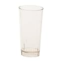 Huntington 12 Pack 22 Ounce Capacity Drinkware Tumblers - Virtually Unbreakable Polycarbonate - Lightweight - Clear Color