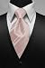 Black Satin Tuxedo Vest with Coordinating Pink Stripe Windsor Band Tie