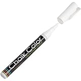 Chalk Color Marker White Liquid Ink Pen 3mm Reversible Fine Tip