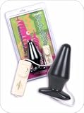 Vibro Erotems Anus Plug, Black, Large