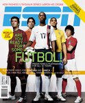 ESPN Magazine - Futbol! Luis Figo, Ruud Van Nistelrooy, DaMarcus Beasley, Adriano, Ji-Sung Park