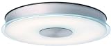Lithonia 11560BNP Small Round Flush Mount Polished Brushed Nickel Disk Energy Star Lighting