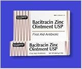 Bacitracin Zinc First aid Antibiotic Ointment, USP - 4 Oz