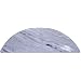 Durable Coporation Thermoset Vulvcanized Rubber Grand-Stand Beauty & Barber Anti-Fatigue Mat, Circle with Recess, for Indoors, Marble French Gray