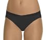 Barely There Invisible Look Satin Bikini Style # 2795 2795 8 Black