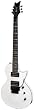 Kramer Assault 220 Electric Guitar, Floyd Rose Tremolo, Alpine White with Black Binding & Pearloid Inlays, FR Black Hdwe