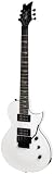 Kramer Assault 220 Electric Guitar, Floyd Rose Tremolo, Alpine White with Black Binding & Pearloid Inlays, FR Black Hdwe