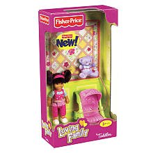 Detail image Fisher-Price Loving Family Hispanic Dollhouse Figures - Toddler