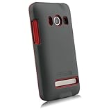 Naztech Vertex 2-Piece Hard and Soft Cover for HTC EVO 4G (Red)