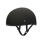 Daytona Helmets Skull Cap Without Visor Dull Black DOT Approved Motorcycle Helmet