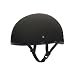 Daytona Helmets Skull Cap Without Visor Dull Black DOT Approved Motorcycle Helmet - Large