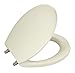Read Kohler K-4643-BN-96 Bancroft Round-Front Toilet Seat with Vibrant Brushed Nickel Hinges, Biscuit Details Kohler K-4643-BN-96 Bancroft Round-Front Toilet Seat with Vibrant Brushed Nickel Hinges, Biscuit