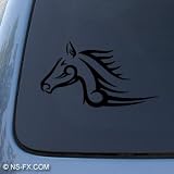 TRIBAL HORSE - Car, Truck, Notebook, Vinyl Decal Sticker #1215 | Vinyl Color: Black