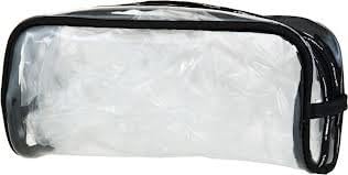 Basics Collection - Clear Cosmetics Bag (7"x5"x3")