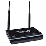 Zonet ZSR4164WS 300Mbps Wireless-N MIMO 4-Port Broadband Router (Black)