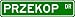 PRZEKOP Street Sign ~ Personalized Family Lastname Novelty Sign ~ Gameroom, Basement, Garage Sign ** Aluminum 4 x 18
