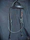WEAVER HEADSTALL HORSE WESTERN BRIDLE TACK BLACK