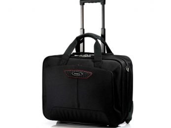 Samsonite Akten Trolley, schwarz
