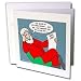 Santa s List - The Bad List Greeting Card is measuring 5.5w x 5.5h. Greeting Cards are sold in sets of 6 or 12. Give these fun cards to your frieds and family as gift cards, thank you notes, invitations or for any other occasion. Greeting Cards are blank inside and come with white envelopes.