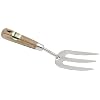 Draper Expert 44987 Stainless Steel Hand Weeding Fork with FSC-Certified Ash Handle