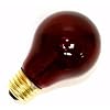 Sylvania 11712 - 25A19/TR/RP 125V Standard Transparent Colored Light Bulb