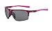 Nike Grey with Silver Flash Lens Run X2 S Sunglasses, Bright Magenta/Red Violet