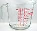 Anchor Hocking Fire-King Liquid Measuring Cup - 4 cup - Glass - Open Handle