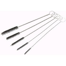 5 Pc. Mini Spray Gun Brush Set with Key Ring
