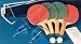 4- Player Table Tennis Set
