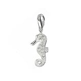 charms SilberDream 925 Sterling Silber Charm Seepferd Anhänger für Armband Kette Ohrring FC232W