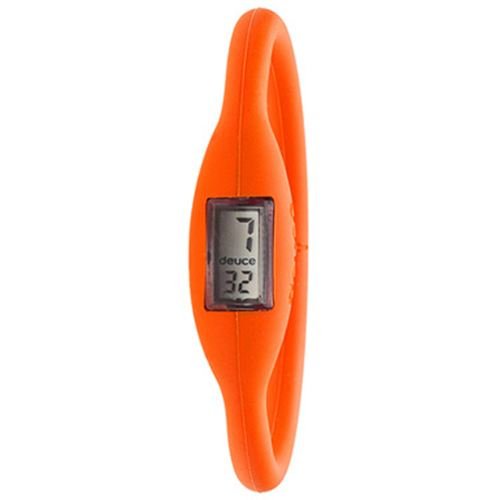 Deuce Brand Women's DBFOGS The Original Silicone Rubber Sports Fluorescent Orange 16cm Watch