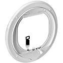 Care Free Pet Supplies G-MCD Multi-Magnetic Catwalk Cat Door Glass Mount- White