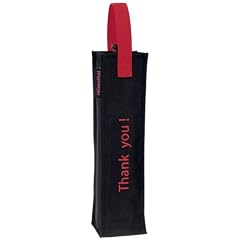 reisenthel Bottlebag single Text thank you schwarz