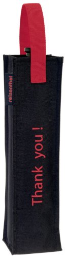 reisenthel Bottlebag single Text thank you schwarz
