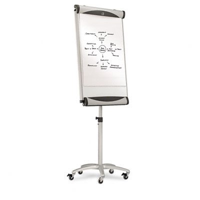 Quartet Euro Premium, Magnetic DuraMax Porcelain, Total Erase Dry-Erase Mobile Easel, 27 x 41 Inches EU2000TE