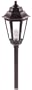 Paradise Garden Lighting GL22768AC 12 Volt 10 Watt Savannah Post Fixture, Antique Gold