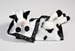 Gracie the Cow Black White Holstein My Lil Banky Baby Blanket Security Plush Animal Blanky