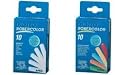Omyacolor - Lot de 20 craies + porte-craie, 10 craies blanches, 10 craies couleur assorties et 1 porte-craie