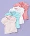 Apparel : Greendog Little Girl Short-Sleeved Solid Polo