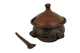Pomaireware Clay Condiment Pig with Lid
