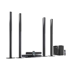Panasonic SC-BTT755EBK Full HD 3D Blu-ray Disk Home Cinema System -� 4x Tallboy Speakers