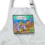 Squid Mafia - Medium Length Apron With Pouch Pockets 22w X 24l