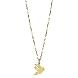 Dogeared Bridal Bird Charm Necklace, 16