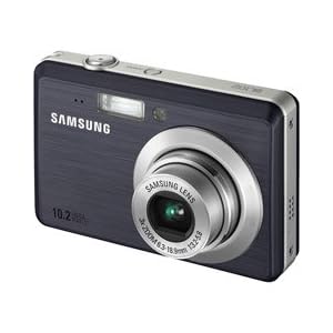 Samsung SL102 10MP Digital Camera with 3x Optical Zoom and 2.5 inch LCD (Grey)