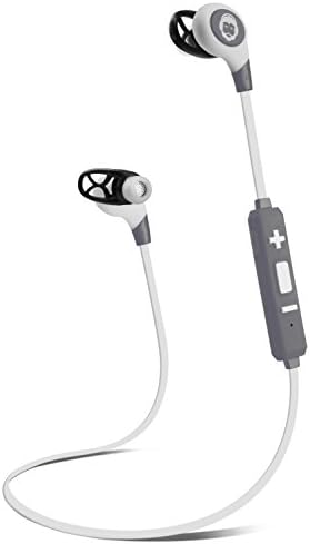 Black Friday Sport Wireless Lightweight Stereo Headphones Earbuds Bluetooth 4.0+EDR With Built In Microphone and Volume/Media Control (White)