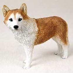 Husky Red/White - Dog Figurine
