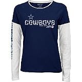 Dallas Cowboys Women's Sideline Tacon Too Long Sleeve T-Shirt Medium